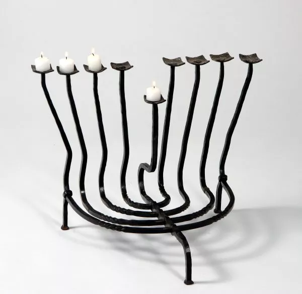FOLDING Hanukkah Menorah