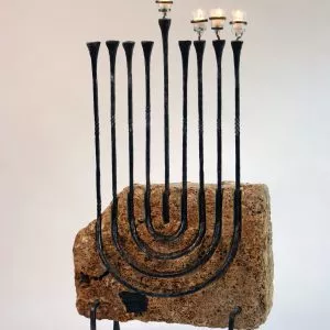 MACCABEE - Hanukkah Menorah | Artist Chanoch Ben Dov