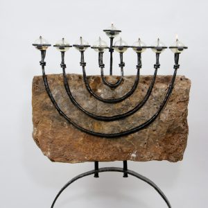 MATITYAHU - Hanukkah Menorah | Artist Chanoch Ben Dov