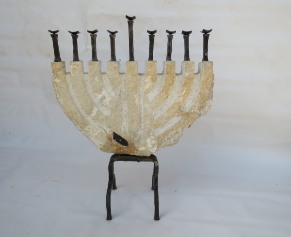 KATZRIN - Hanukkah Menorah | Artist Chanoch Ben Dov