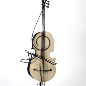 Cello – basalt and marble with a treble clef